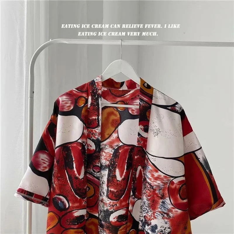V-hanver Kimono Man Japanse Kleding Yukata Mannelijke Samurai Kostuum Haori Obi Strand Mannen Kimono Vest Japanse Streetwear Jas