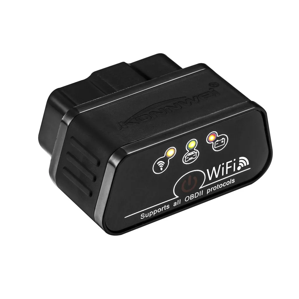 Диагностический сканер считыватель KONNWEI KW903 WiFi ELM327 OBD2 диагностический сканер obd-ii ридер для iOS и Android Автомобильные аксессуары