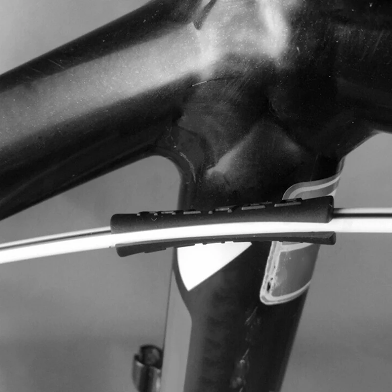 

4 X Black MTB Road Bike Outer Brake Gear Cable Frame Rubber Protector Wrap