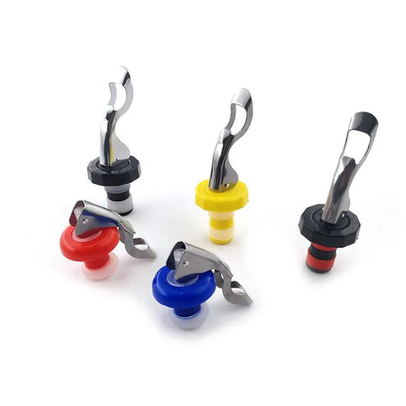 

50pcs Manually Press Down The Silicone Wine Stopper Vacuum Sealed Plug Wine Bottle Stopper Kitchen Tools