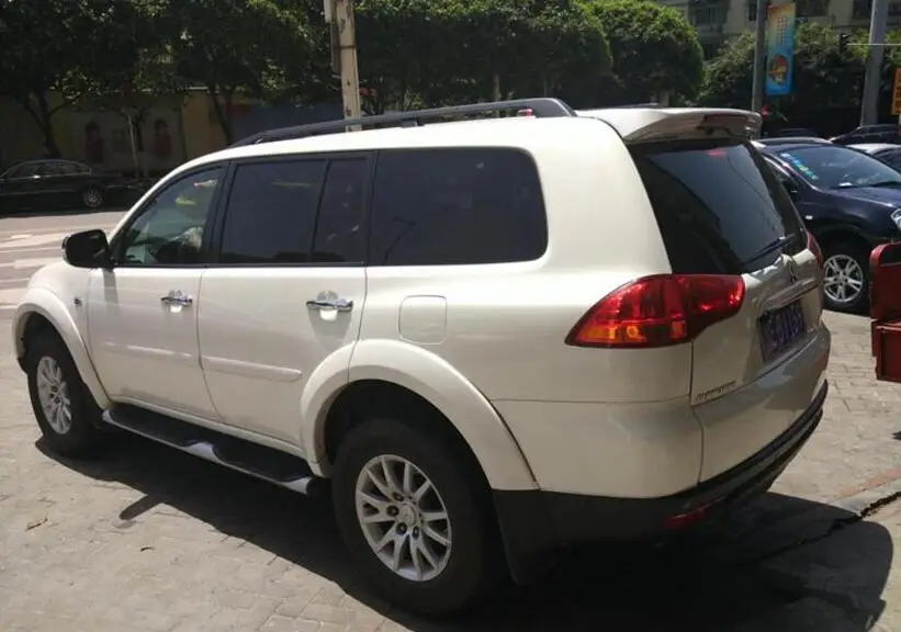 Высокое качество ABS краска автомобиля задний багажник спойлер крыло для Mitsubishi Pajero Sport 2012 2013(с светодиодный лампой
