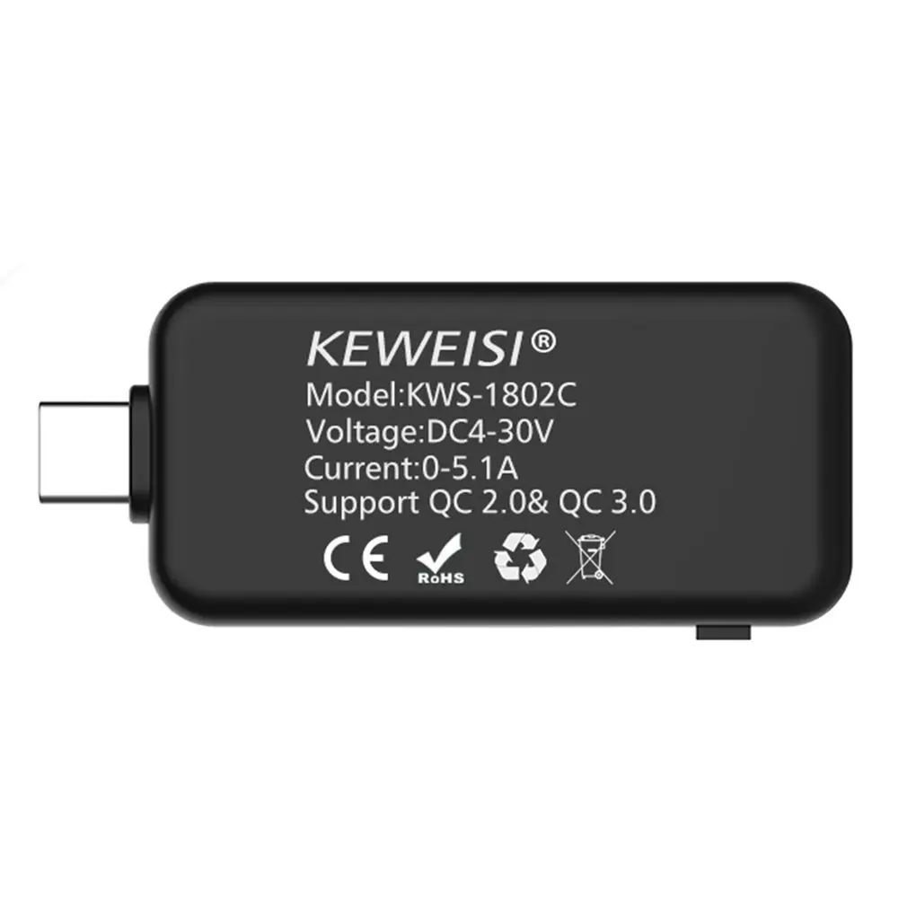 Тип-c многофункциональный двойной USB вольтметр тестер безопасности монитор постоянного тока цифровой вольтметр измеритель напряжения тока для защиты устройства
