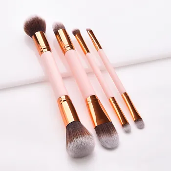

4 PCS Double-ended Brush Foundation Cosmetic Eyebrow Eyeshadow Brush Makeup Brush Eye Shadow Concealer Cosmetic Sets Tools
