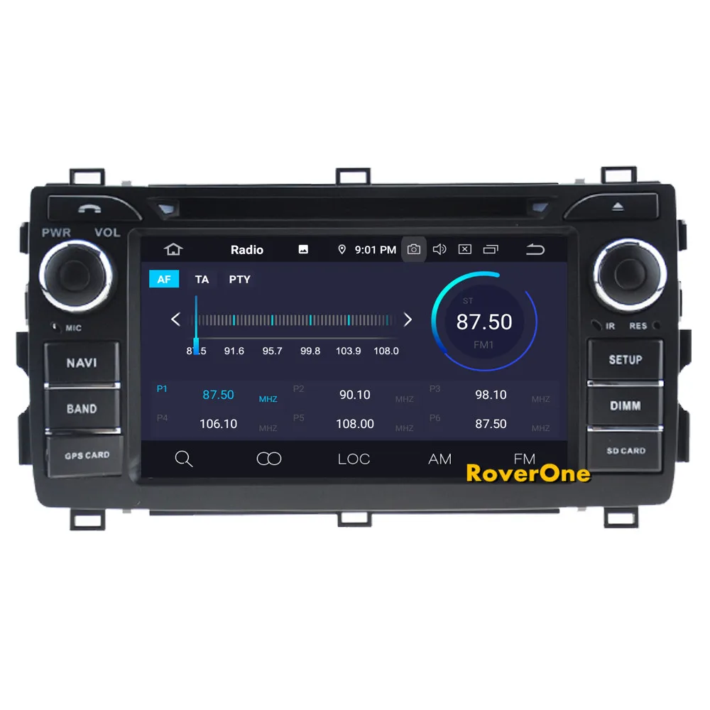 Discount Car Multimedia Player For Toyota Auris & Auris E180 2013 - 2018 Android 9.0 Touch Screen Radio DVD GPS Navigation Sat Navi 8