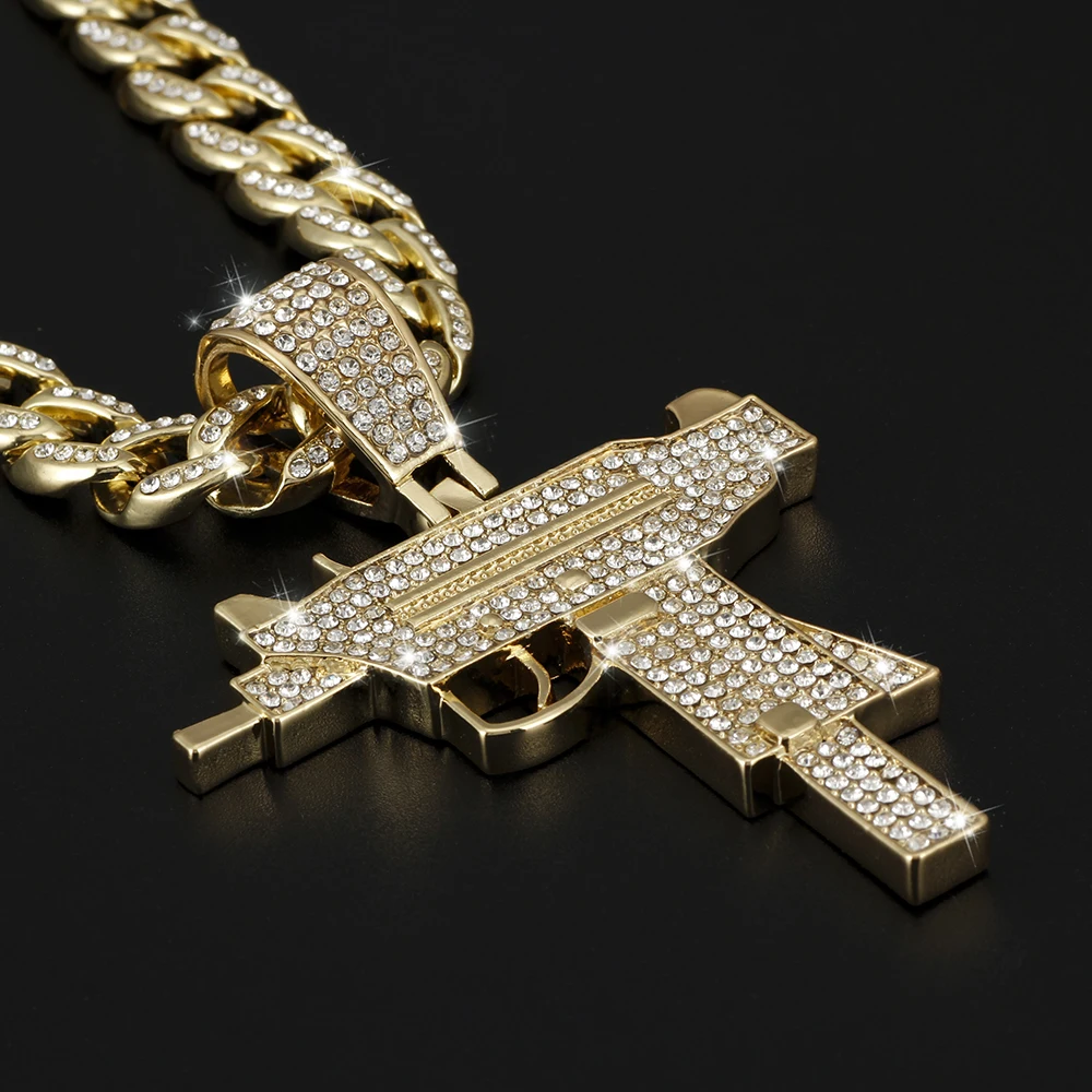 colgante con diamantes Hip Hop