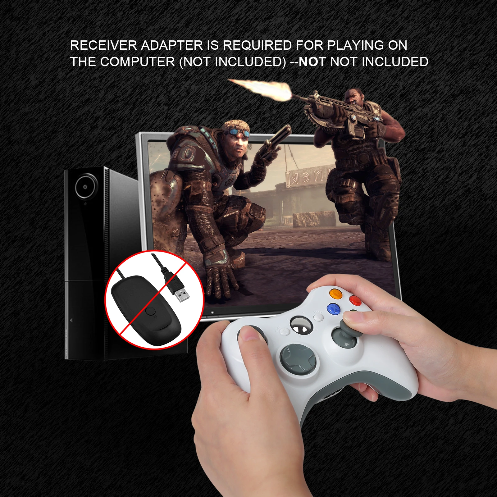 For Microsoft XBOX 360 Series wireless controller WIRELESS CONTROL ER FOR XBOX 360 Series wireless controller include PC cable