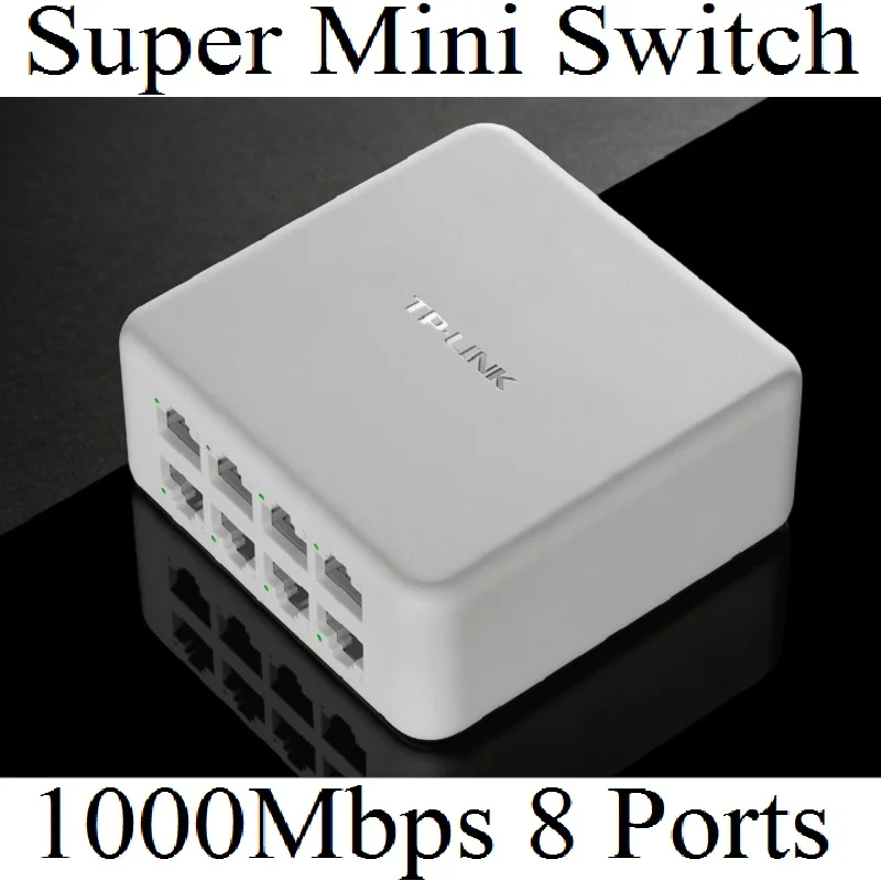 Супер мини пластиковый шкаф 8 портов 1000 Мбит/с гигабитный Ethernet коммутатор 10/100/1000Mpbs Ethernet сетевые переключатели, концентратор LAN, полный дуплексный