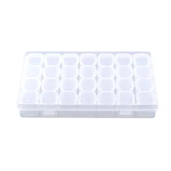 

Empty transparent plastic tool box packaging storage box