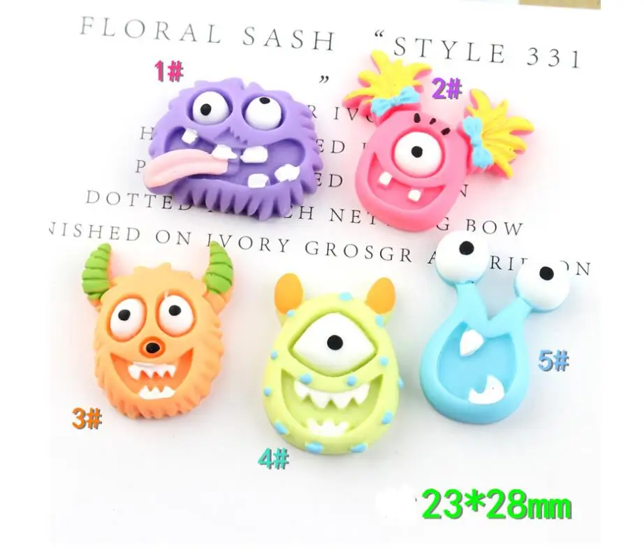 10pcs/lot High Quality Cartoon Halloween Style Cabochons Resin Flatbacks DIY Scrapbooking Embellishments