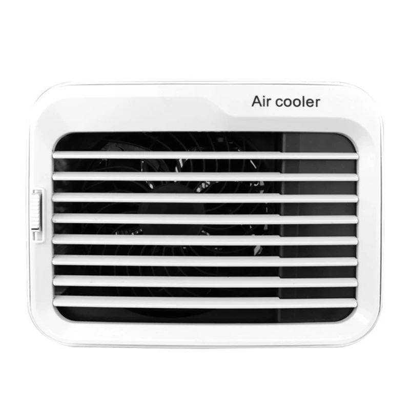 

Usb Mini Portable Air Conditioner Humidifier Purifier 7 Colors Light Desktop Air Cooling Fan Air Cooler Fan For Office Home Wh