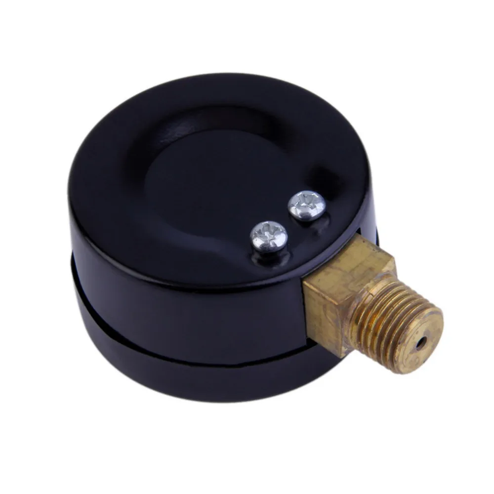 Сухой утилита вакуумный манометр Blk сталь 1/" NPT нижний монтаж-30HG/0PSI абсолютно