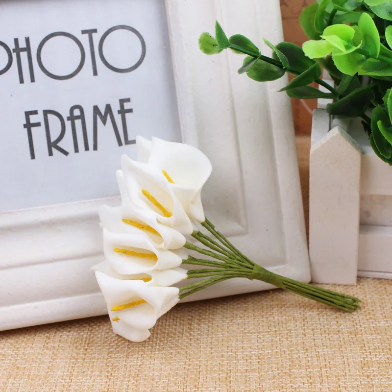 Artificial Flowers Artificial Flower Bouquet 12/36/72/144pcs for Decoration Wedding Valentine's Day