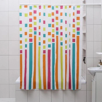

Curtain for the bathroom, 180 × 180 cm, "Palette", EVA