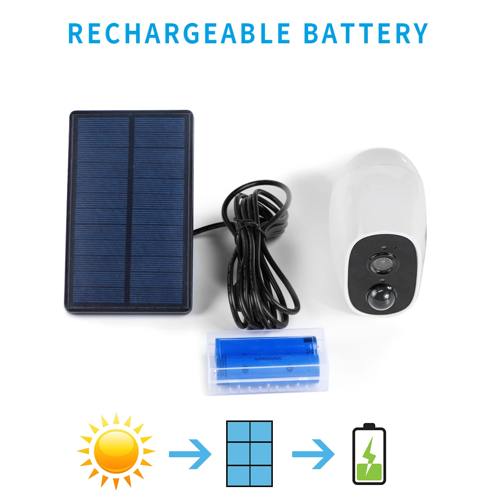 Solar sem Fio Sensor de Movimento Vigilância por Vídeo p ao ar Didseth Livre Câmera fi Bateria Recarregável ip Pir Segurança 1080 wi 16 solar sem fio wi fi bateria recarregável