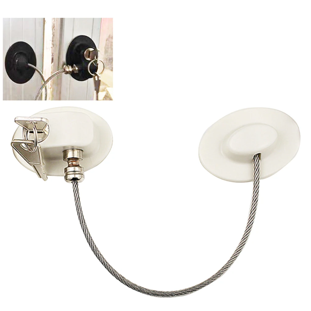 Punch Free Home Protection Window Cabinet Anti-Corrosion Easy Install Adhesive Refrigerator Lock Wardrobe Drawer Child Safety