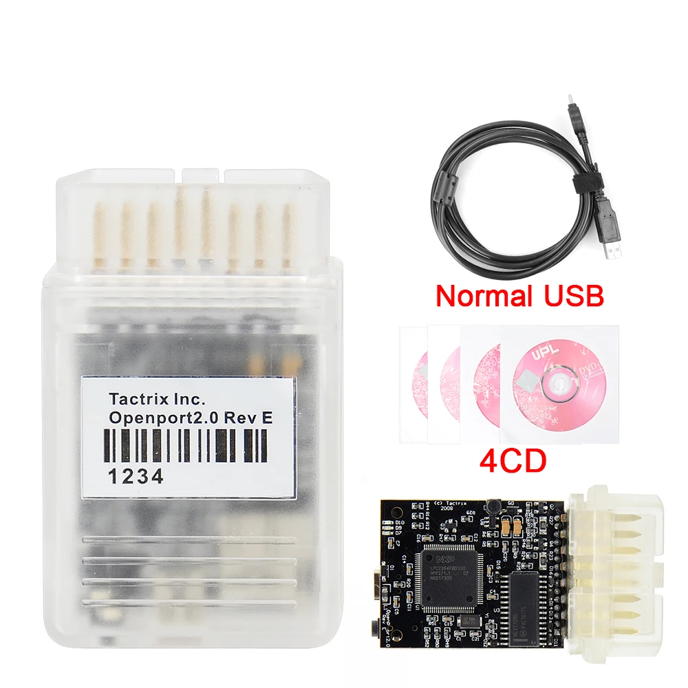 2020 ECU Flash кабель Tactrix открытый порт 2 0 + ECUFLASH чип интерфейс настройки J2534