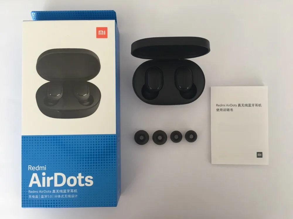 Xiaomi Redmi Airdots TWS Bluetooth 5,0 наушники стерео беспроводные активные шумоподавления с микрофоном свободные Наушники управление AI