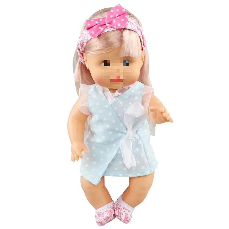 Мягкая силиконовая виниловая Кукла Настоящее прикосновение платье подходит 30 см Кукла реборн младенец куклы девочка наряды для 12 дюймов куклы аксессуары