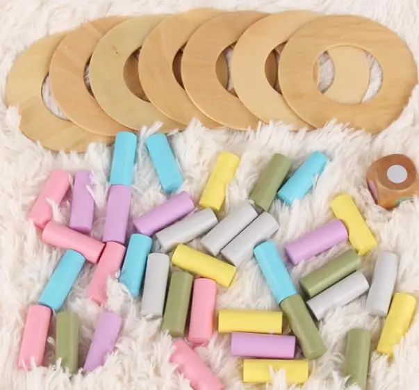 Новая наборная игрушка-головоломка с высоким балансом. Игрушка для сотрудничества с родителем и ребенком