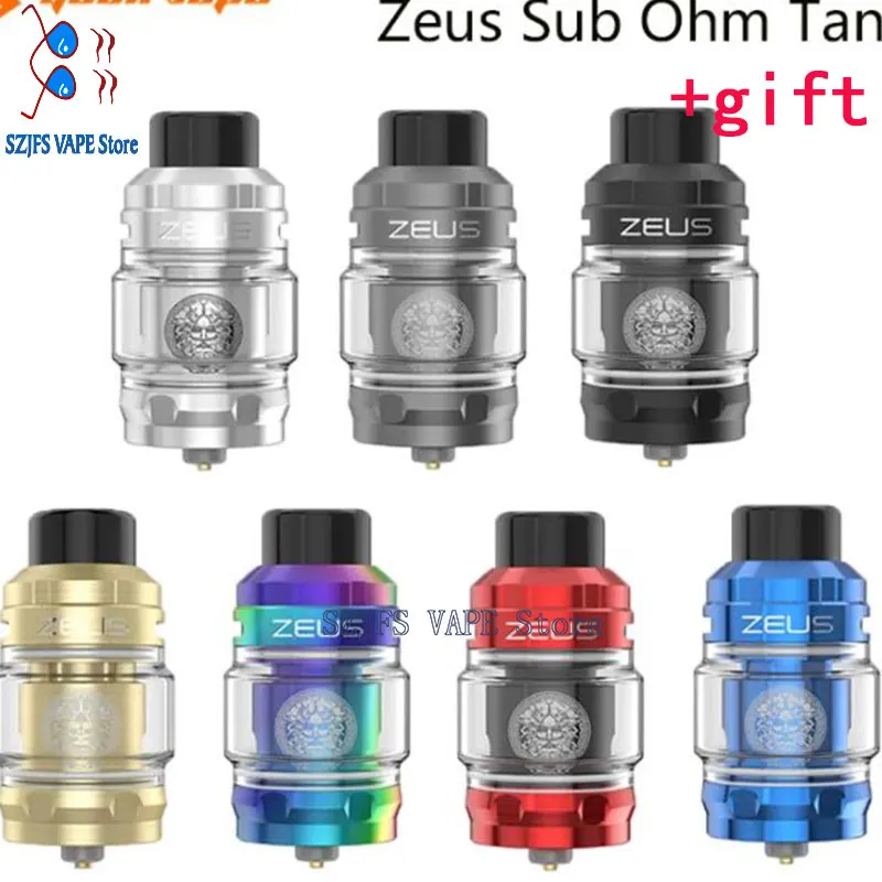 Zeus Подом RTA Перезаправляемые Атомайзеры емкостью 3 5 мл/5 мл 810 дрип тип заполняется
