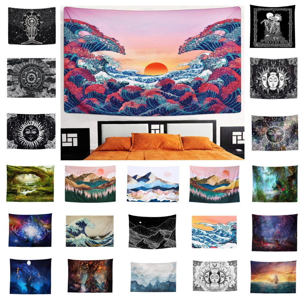 

Mandala Tapestry Polyester Wall Hanging Cloth Various Specifications Optional Fashionable Yoga Pad Picnic Tablecloth Decor
