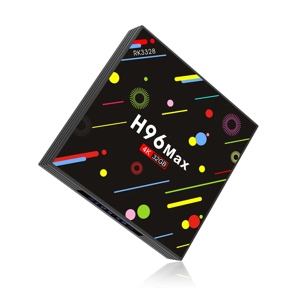 H96 MAX H2 смарт-приставка RK3328 4G 32G сети медиаплеер для Android 7,1