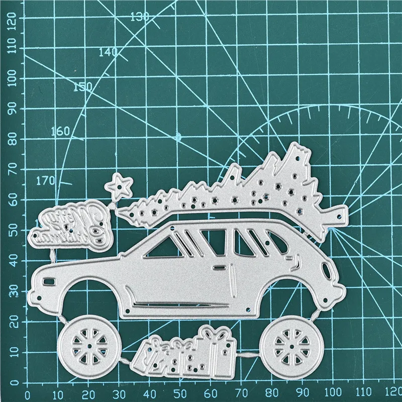 Naifumodo машина Рождественская елка штампы металлические Вырубные штампы новые для изготовления открыток Скрапбукинг штампы вырубки ремесленные штампы