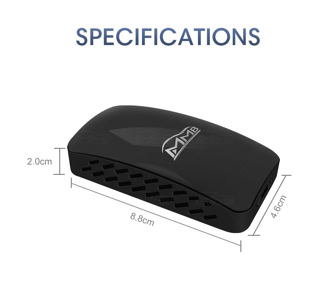 JoyeAuto MMB Universal Wireless Apple Carplay Dongle Plus Airplay Android Mirrorlink USB Adapter Video Player Car Accessories