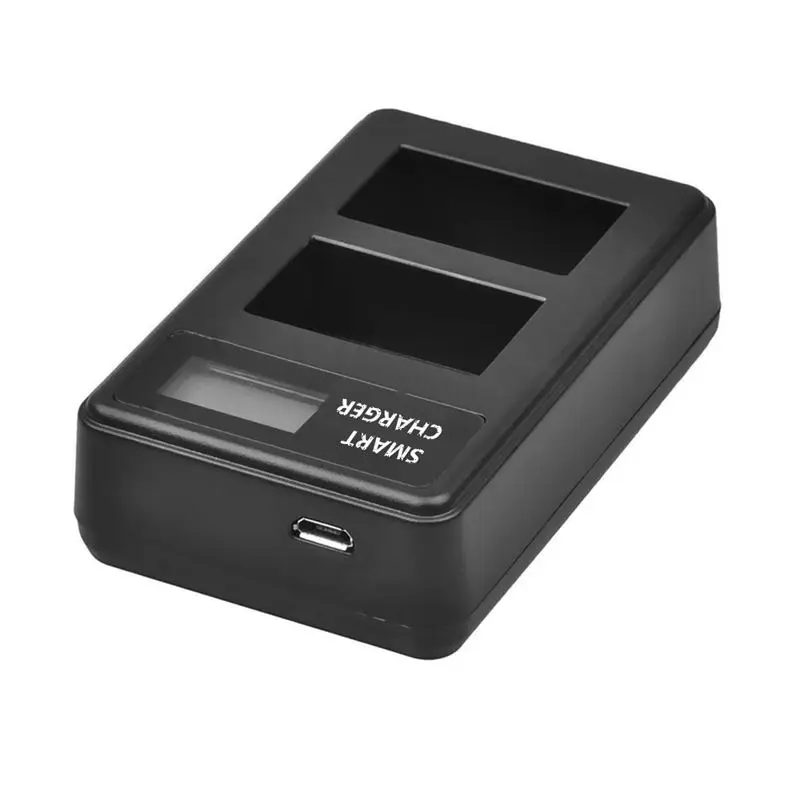 Lp-E12 Usb ЖК-дисплей двойной порт зарядное устройство для Canon M, M10, M50, M100, Rebel Sl1, 100D, Kiss X7
