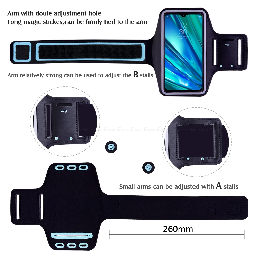 Чехол для спортивного зала бега занятий спортом нарукавника Realme X7 X50 X50m X2 Pro X3