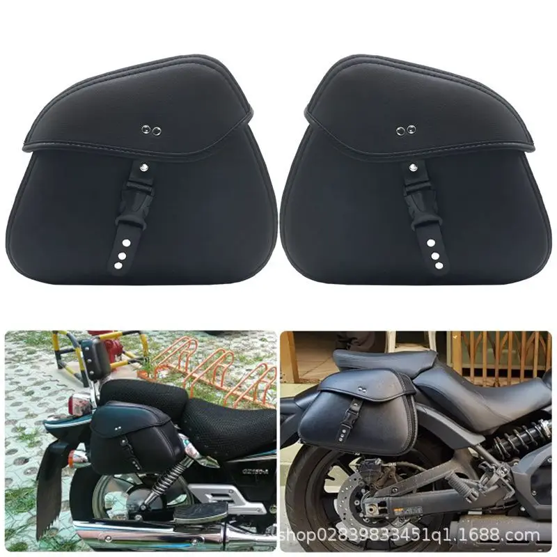 Moto Rcycle Borsa In Pelle Borse Da Sella 2Pcs Per Harley Sportster Xl 883 Xl 1200 Lato Borsa Degli Attrezzi Bagaglio Alforjas Para Moto Borse Lateral