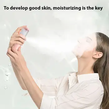 

Portable Beauty Hydration Humidifier Air Humidifier USB Rechargable Handheld Diffuser Mini Steamed Makeup Face Alcohol Atomizer