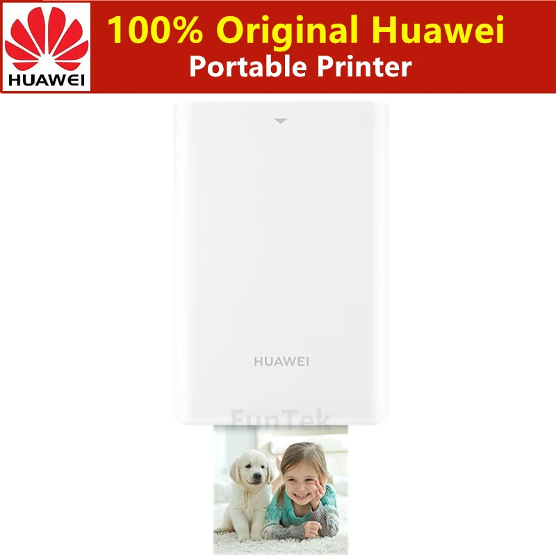 Оригинальный принтер Huawei Zink 300 точек/дюйм портативный фотопринтер Honor Pocket Bluetooth 4 1