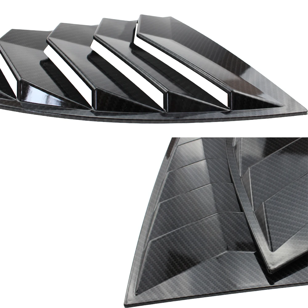 2 pcs/set Rear Quarter Window Louvers Spoiler Panel Vent for Scion FRS for Subaru BRZ Toyota 86 GT86 2013-ABS Stickers car rear window cover car side vent sticker