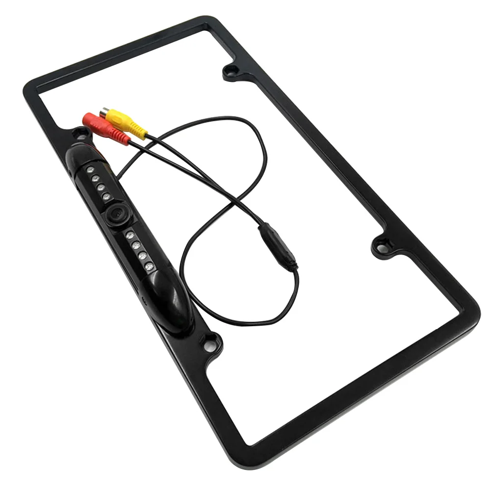 

Night Vision Auto Accessories Auto Reverse Universal Adjustable Angle Backup License Plate Frame Waterproof HD Cars With Camera
