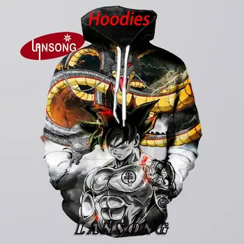 

dragon ball z goku hoodie 3d print bugs bunny hooded sweatshirts fashion harajuku funny pullover streetwear hip hop casual hoody