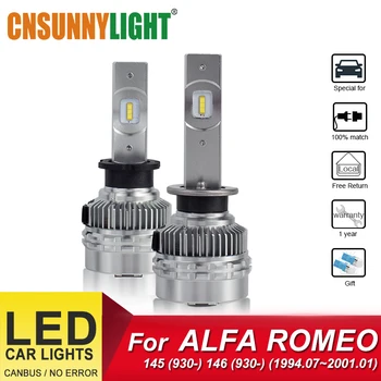 

CNSUNNYLIGHT Car Light LED Headlight Bulbs For ALFA ROMEO 145 (930_) 146 (930_) 1994.07~2001.01 Car Headlamp Foglight Auto Lamps