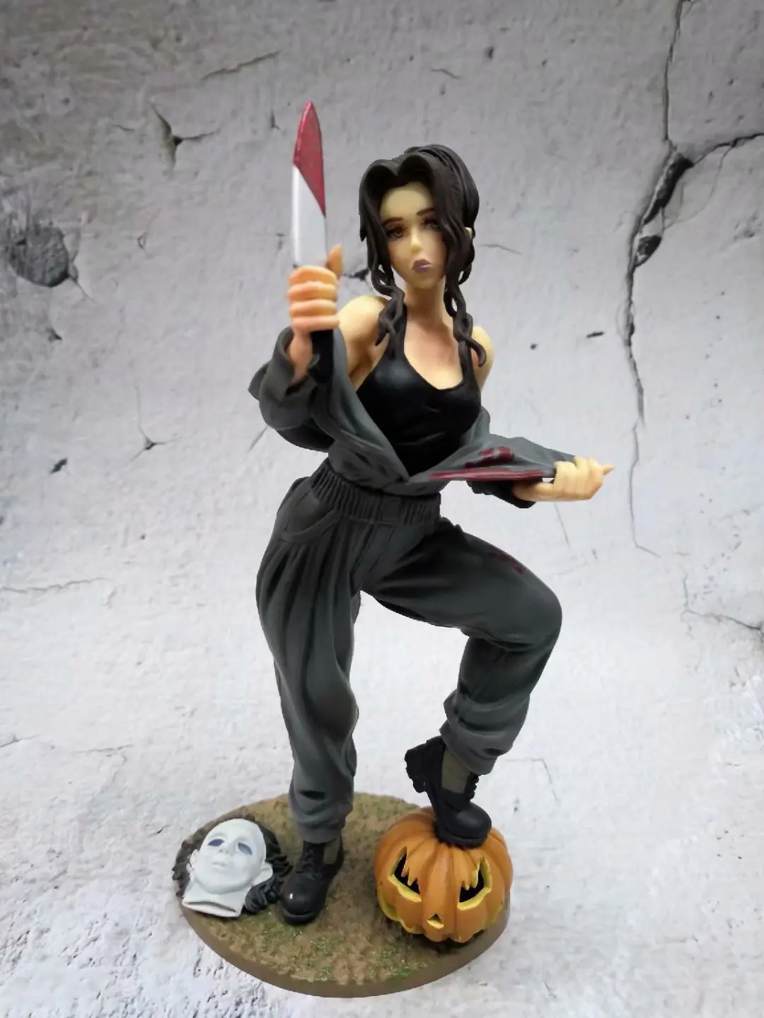 Anime Peripheral Pretty Girl Statue Series Halloween Michael Miles Garage Kit Model Ornaments