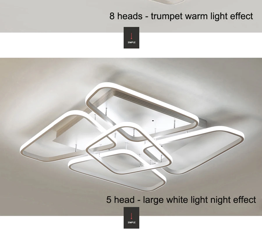 Cheap Modern Ceiling lights lamp for living room bedroom Acrylic indoor Lighting Fixture with Remote control deckenleuchte Lampara 22 Cheap Modern Ceiling lights lamp for living room bedroom Acrylic indoor Lighting Fixture with Remote control deckenleuchte Lampara 22