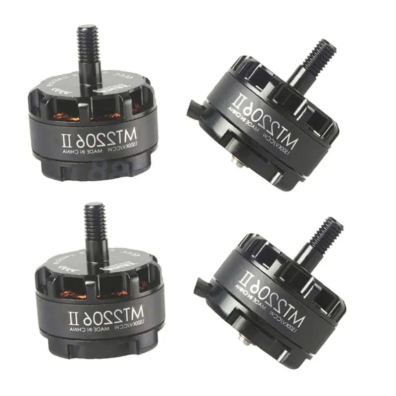 Emax охлаждение новый MT2206 II 1500KV 1900KV бесщеточный двигатель 2 CW/2 CCW для RC QAV250 F330