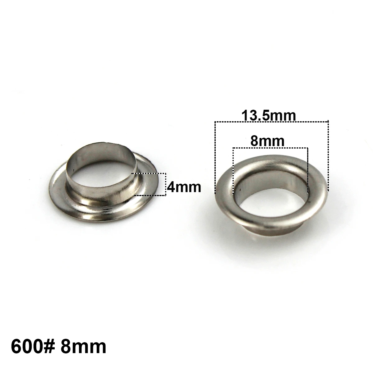 8mm Brass Eyelet with Washers 600# Repair Grommets Round Eye Rings Leather Craft Bag Shoes Garments Belt Hat Decor 100sets eyelet grommet ring,eyelet grommet ring kit,grommet eyelet kit