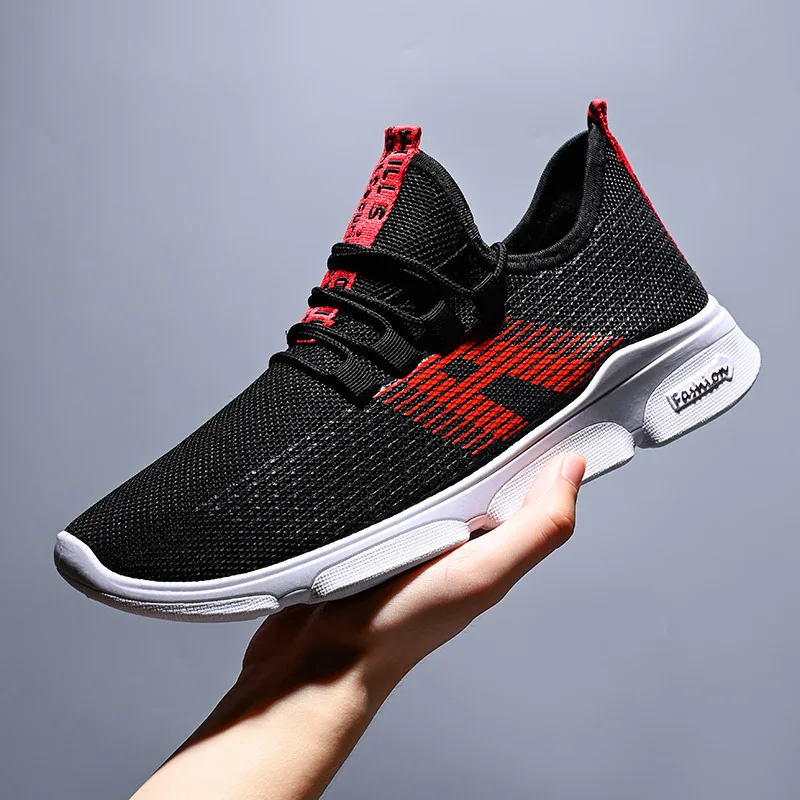 

2019 Men Sneakers Men Casual Shoes Brand Men Shoes Male Mesh Flats Plus Big Size Loafers Breathable Slip On Spring Autumn Xammep