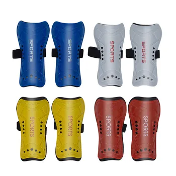 

Adults Kids Soccer Training Shin Guards Ultralight Pads Football Protective Adjustable Band Leg Protector Sports Shin Pad New