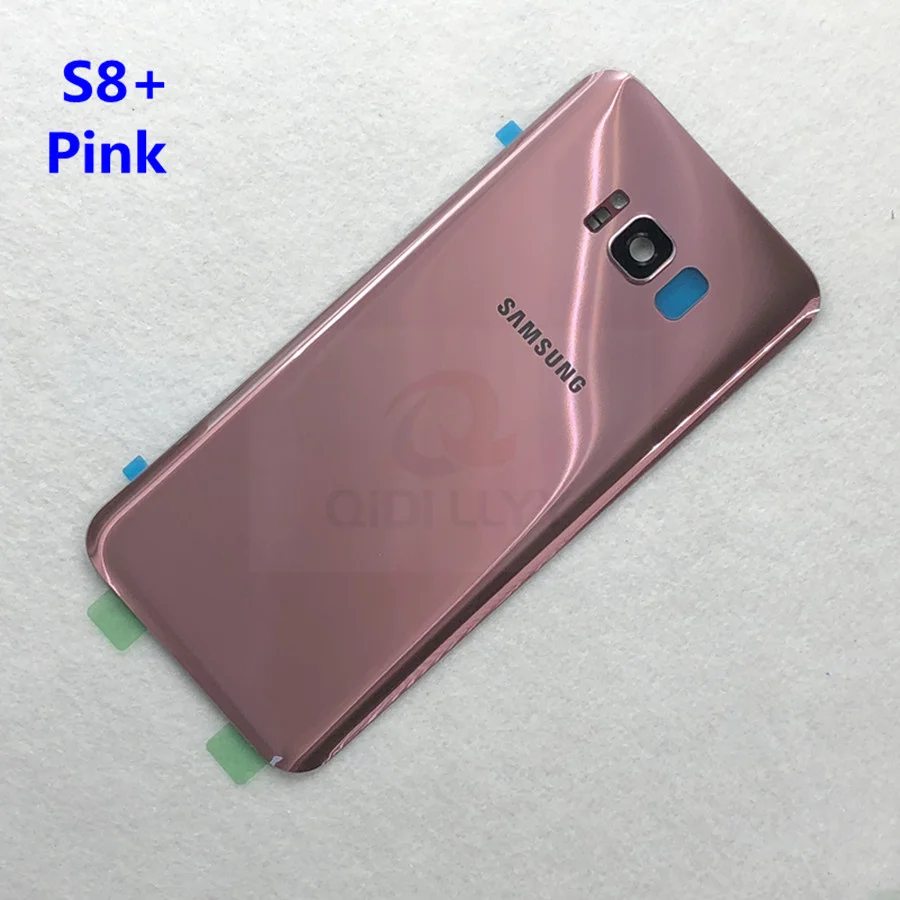 SAMSUNG Galaxy S8 G950F/S8 Plus G955F Back Glass Battery Cover Rear Door Housing Case For SAMSUNG S8 S8+ Back Glass Cover mobile frame transparent