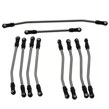 

Metal Upper Lower Suspension Link Rod Linkage Steering Link Rod for AXIAL Wraith 90018 20 31 45 90056 1/10 RC Crawler