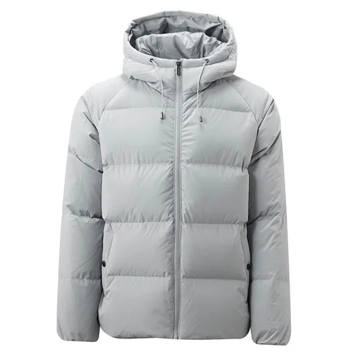 05Grey Giordano мужской зимний пуховик с капюшоном и набивкой из утиного пуха,данная модель имеет несколько цветовых решений - Цвет: 05Grey