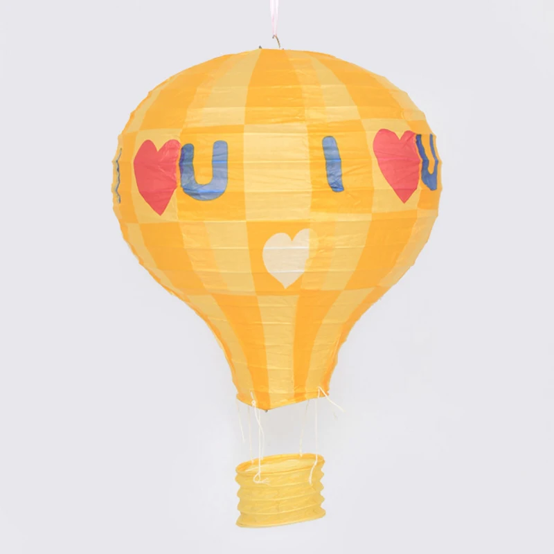 New Santa Claus Elk Hot Air Balloon 12 inch Paper Lantern Lampshade For Kids Birthday Party Wedding Christmas Decor - Цвет: 17