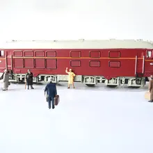 1/87 Хо весы багаж путешественник миниатюрные фигурки поезд песок стол модель сцены макро фотография Реквизит реклама диорама