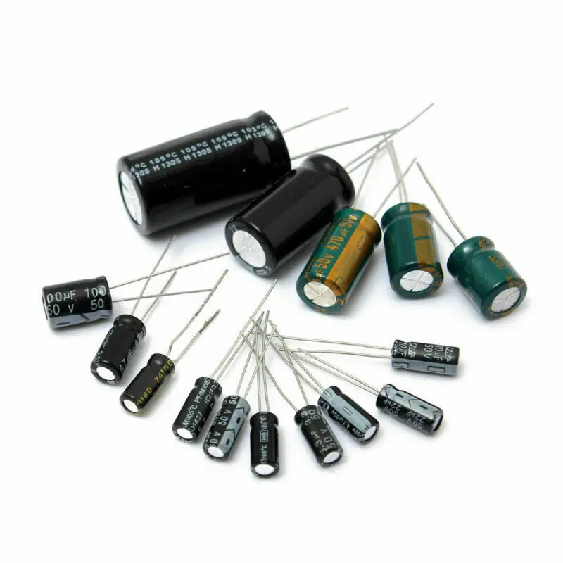 

120 piece set 15 value 50 V 1uF-2200uF aluminum electrolytic capacitor classification kit set