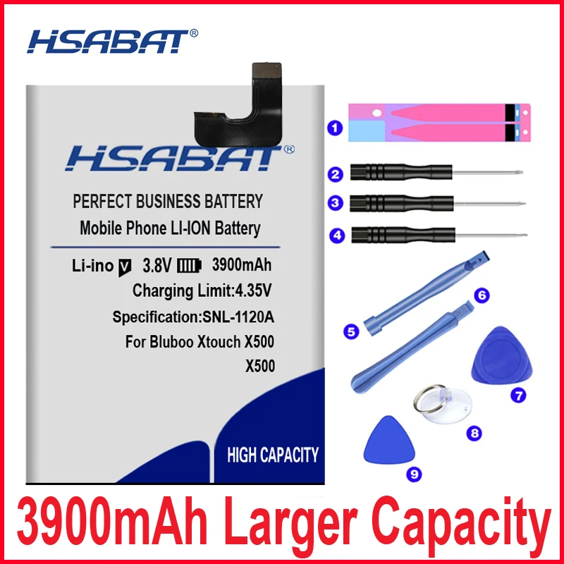 HSABAT 0 цикл 3900mAh батарея для Bluboo Xtouch X500 высокое качество запасной аккумулятор